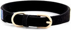 Serijoars Small Dog Collar with Rhinestone Crystal Diamond Colorful Bling Girl Puppy Cat Collars (XXS, Black2)