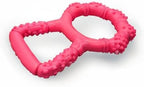 Tug of War Dog Toy, Interactive Dog Pull Toys, Adult and Puppy Teething Toy, Tough Chew Toy for Small Medium Large Dogs, Rubber, Lightweight, Comfortable Grip (Pink)