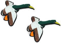 TUFFY - World's Tuffest Soft Dog Toy - Barnyard Duck - Squeakers - Multiple Layers. Made Durable, Strong & Tough. Interactive Play (Tug, Toss & Fetch). Machine Washable & Floats. (Regular 2 Pack)