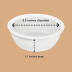 Replacement Ceramic Bowls, Dishwasher Safe Bowl for Cats and Puppy (Pack of 2)