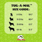 Jolly Pets Jolly Tug-a-Mal Monkey Tug/Squeak Toy, Medium