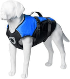 Stunt Puppy Float Doggy Life Jacket, Ergonomic Dog Life Vest for Swimming, Patented Design for Secure Fit, Small, Blue