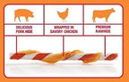 Good ‘n’ Fun Triple Flavor Twists for All Dogs, 70 Count, Treat Your Dog to Long-Lasting Chews Made with Beef Hide, Pork Hide and Chicken