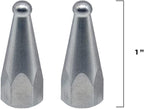 Dogtra Full Titanium Contact Points 1" Set of 2 – Female – Fits Most (Not for X-Series (280X & 1900X), 200iQ, GPS Fence, PATHFINDER2, Smart NoBark) – Hypoallergenic, Lightweight, for Sensitive Skin