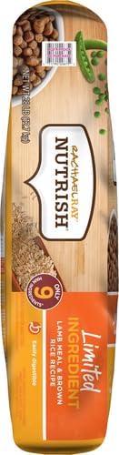 Nutrish Limited Ingredient Lamb Meal & Brown Rice Recipe Dry Dog Food, 28 lb. Bag, Packaging May Vary (Rachael Ray)