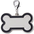Personalized Dog ID Tags - tag for Dog Collar, pet ID tag, Dogs Tags for Pets, Laser Engraved Dog tag, Name Tags for Dogs, Dog Tags for Large Dogs (Bone-Shaped-Large: Black)