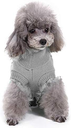 Dog Sweater, Warm Dog Sweaters for Small Dogs Medium Large Dogs, Cute Winter Classic Turtleneck Pet Sweater Cat Sweater Dog Clothes Coat Dog Christmas Sweaters for Girls Boys Dog Puppy Cat