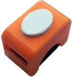 Flex Clicker Hands-Free Training Ring | Finger Clicker for Pet Obedience | Puppy Behavior Corrector | Animal Trainer for Birds & Horses | Dog Training Accessory | Easy-to-Use Teaching Aid | Orange