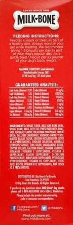 Milk-Bone Original Dog Treats for Large Dogs, 24 Ounce, Crunchy Biscuit Helps Clean Teeth (Pack of 2)