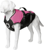 Stunt Puppy Float Doggy Life Jacket, Ergonomic Dog Life Vest for Swimming, Patented Design for Secure Fit, XX-Small, Pink