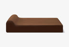 Barker Beds Giant Orthopedic Dog Bed for Large Dogs - 7" Thick Washable Big Dog Bed with Headrest - XL Water-Resistant Mattress - Durable Microsuede Cover - Comfy Pet Bed (Chocolate)