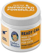 Under the Weather Ready Cal Powder for Cats | High-Calorie Weight Gainer & Appetite Stimulant | Cat Energy Booster Veterinarian-Approved Pet Supplement with Vitamins & Minerals | Chicken Flavor