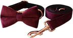 Dog Collar Custom Personalized Engraved Name and Phone Number for Puppy Small Medium Large Pets (S, Red Wine)