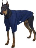 Dog Shirt for Small Dogs Plain T-Shirts Soft Breathable Dog Cotton Shirt pet Clothes (2X-Large, Navy)