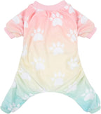 CuteBone Small Dogs Outfit Soft Puppy Onesies Pjs Dog Pajamas Pet Coat Cat Apparel Comfy Doggie Jumpsuit Bodysuit for All Seasons P09L