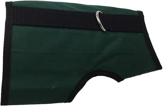 Kitty Holster Cat Harness – Secure Cat Harness for Walking, Soft Cotton Cat Accessories, Comfortable Fit, Strong Hook-and-Loop Closure, Made in USA – Green, XL