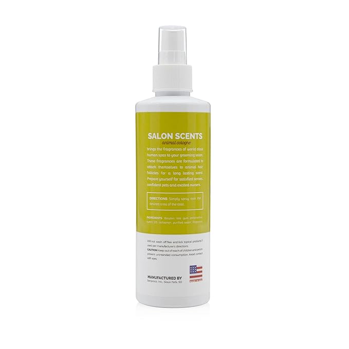Bark2Basics Salon Scents Pet Grooming Cologne - 8 oz, Natural Professional Groomer Perfume for Dogs and Cats, Long Lasting, Deodorizing, Conditioning (Passion Fruit)