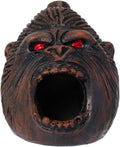 Aztec Death Whistle, Up To125+ Decibels Loud Real Screaming Silbato Azteca Death Whistles Loudest Authentic Human Ehecachichtli Sounding Screams Aztec War Whistle Halloween Costumes Gift (Brown)