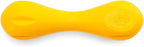 WEST PAW Hurley Dog Bone Chew Toy for Tough Chewers- Safe and Durable Fetch and Chew Toy for Dogs- Dishwasher Safe, Lightweight, Floatable, Made in USA - for Small Dogs - Sunflower Yellow, XS