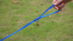 AMAGOOD 6 FT Cat Leash, Strong and Durable Traditional Style Leash with Easy to Use Collar Hook,Cat Lead Great for Cats (3/8 in x 6 ft,Black and Blue(2-Pack))