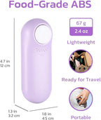Dog Treat Pouch & Clicker Dog Trainer, Puppy Essentials Dual Use 2 in 1 Dog Clicker for Training - Durable, Light (2.36 oz), Easy to Clean & Handle, Innovative Design, Purple - Click Design