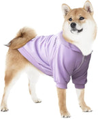 Extra Large Dog Clothes Hoodies Zip Up Sweaters for Big Dogs Alaskan Caucasian Sheepdog Purple 7XL
