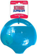 KONG Jumbler Ball - Interactive Toy for Dog & Puppy Playtime - Fetch Toy with Tennis Ball - Dog Supplies for Engaging Play - for Large/XL Dogs - Randomly Provided Color
