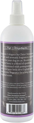 Chris Christensen Smart Scents Brooklynn's Sweet & Sassy Grooming Cologne, Groom Like a Professional, Long Lasting, Designer Fragrances, 16 oz