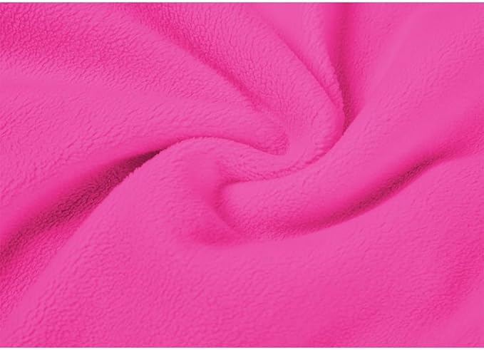 GreenJoy Classic Fleece Dog Sweater – Soft & Warm Stretchy Sweatshirt for Small Dogs & Cats, Cold-Weather Pullover for Everyday Wear (Dark Pink, Medium)