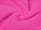 GreenJoy Classic Fleece Dog Sweater – Soft & Warm Stretchy Sweatshirt for Small Dogs & Cats, Cold-Weather Pullover for Everyday Wear (Dark Pink, Large)