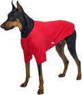 Dog Shirt for Small Dogs Plain T-Shirts Soft Breathable Dog Cotton Shirt pet Clothes (X-Large, Red)