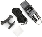 Loud Crisp Coach Whistle, Dog Whistle with Lanyard, Sports Referee Whistle for Adults Hiking Camping Training Basketball Football(Black&Gold)