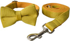 Dog Collar Custom Personalized Engraved Name and Phone Number for Puppy Small Medium Large Pets (L, Yellow)