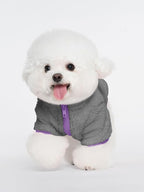 Haloumoning Dogs Fleece Winter Coats Jackets for Small and Medium Dogs Thick Full Zip Sherpa Turtleneck Puppy Jackets