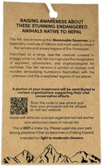 Yeti Dog Chew Premium Leather Dog Toy, All Natural Ethically Sourced, Abominable Snowman