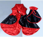 Halloween Pet Cape | Vampire King Dog Halloween Costume, Cat Halloween Costume Outfit, Funny Dog Dress Up for Small Dogs, Cats, Puppies, Kittens, Pet Halloween Clothes for Parties & Photos