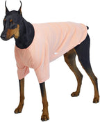 Dog Shirt for Small Dogs Plain T-Shirts Soft Breathable Dog Cotton Shirt pet Clothes (3X-Large, Peach)