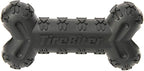 Mammoth TireBiterII Bone with Treat Station – Natural Rubber Dog Toys for Extreme Chewers – Dog Toys for Extra Long Interactive Play – Aggressive Chewer Toys for Dogs - Large 7.25