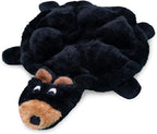 ZippyPaws Squeakie Crawler- No Stuffing Dog Toy to Keep Them Busy, for Small, Medium, & Large Dogs, Squeaky Pet Toy for Boredom, Unstuffed Chew Toy, Soft Plush Puppy Products, Bubba The Bear- 12"