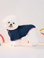 Haloumoning Dogs Fleece Winter Coats Jackets for Small and Medium Dogs Thick Full Zip Sherpa Turtleneck Puppy Jackets