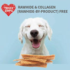 Chicken Dog Chew Chips, Puffed Human Grade Chicken Dog Treat, Rawhide Alternative, Easy to Digest 12pcs/Pack