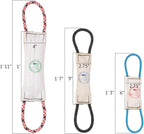 Rock-N-Rescue Hound Hose Firehose Dog Toy - Interactive Training Tug Rope from Durable Recycled Fire Hose. Indoor Outdoor Fetch Toy, Small with Rescue Rope Handles