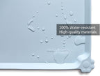 Hoki Found Silicone Pet Food Mats - Non Slip Bowl Placemats for Dogs & Cats - Waterproof, Suitable for Carpet - Frost
