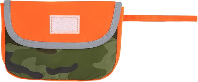 HDE Reversible Dog Raincoat Hooded Slicker Poncho Rain Coat Jacket for Small Medium Large Dogs Camo Orange - XL
