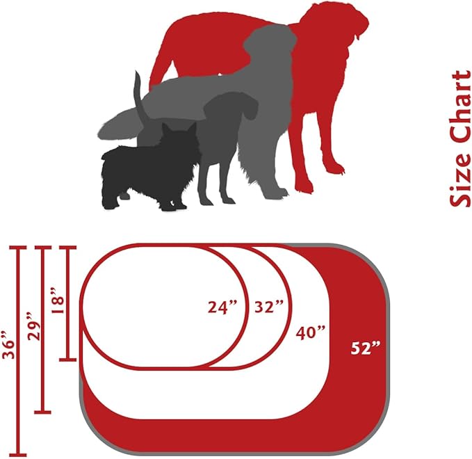 Majestic Pet 52 Inch Bagel Calming Cozy Soft Round Dog Bed - Washable, Spine Support - Fluffy Donut Dog Bed 52x35x11 (Inch) - X-Large - Pink