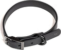 Wild One Dog Collar, Easy-Clean, All Weather Flex-Poly Strap with Metal, Durable, Dirt and Odor Resistant (Black, S)