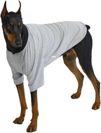 Dog Shirt for Small Dogs Plain T-Shirts Soft Breathable Dog Cotton Shirt pet Clothes (5X-Large, Gray)