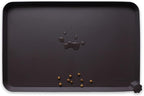 Hoki Found Silicone Pet Food Mats Tray - High-Lips Pet Dog Cat Bowl Mats - Pet Feeding Mat - Waterproof Dog Cat Food Mats -Pet Water Mats for Floors - Dark Oak