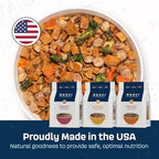 Natural Dog Food - Slow-Roasted Turkey Bowl with Ancient Grains, Vegetables & Fruits - Ideal Wet/Dry Meal or Premium Dog Food Toppers for Picky Eaters (6 oz)