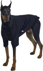 Dog Shirt for Small Dogs Plain T-Shirts Soft Breathable Dog Cotton Shirt pet Clothes (5X-Large, Black)